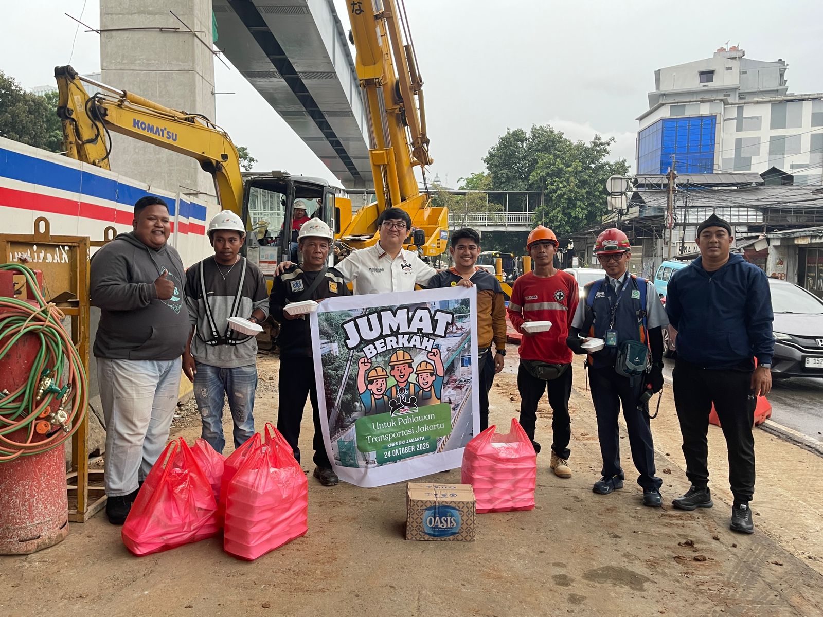 KNPS Holds Friday” at Jakarta LRT Project Site, Baihaqi: A Step Toward a Global City