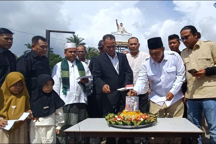 People of Padang Sidimpuan Present the “Monument of Unity and Struggle” as a Birthday Gift for President Prabowo Subianto