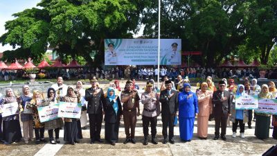 Nganjuk Celebrates 61st National Health Day with a Call for Heartfelt Service