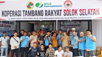 South Solok People’s Mining Cooperative Officially Established