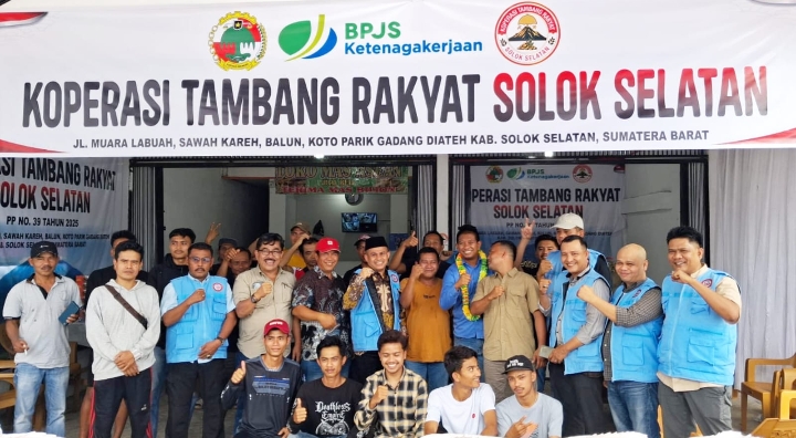 South Solok People’s Mining Cooperative Officially Established