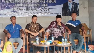 GMPRI Commends Banten Provincial Council Member Riyan Hidayat for Holding Recess at 16 Locations to Gather Tangerang Regency Residents’ Input