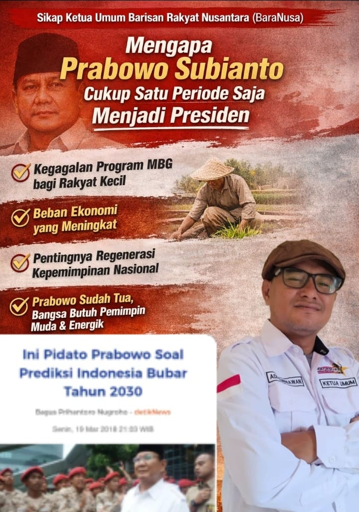 Prabowo-Trump Meeting Not Merely About Economy, BaraNusa Says: Freeport is the Core Issue
