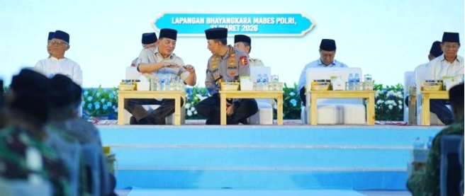TNI-Polri Joint Iftar Event Strengthens Bonds of Fellowship