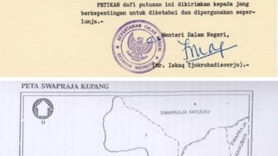 State Acknowledges King’s Role in History: 1951 Document Confirms Legality of Swapraja in Kupang