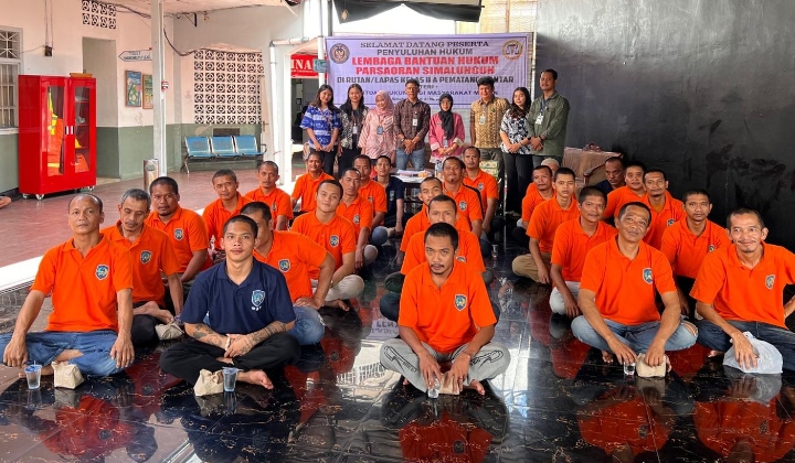 LBH Parsaoran Simalungun Strengthens Access to Justice through Legal Counseling at Pematangsiantar Prison