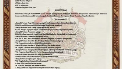 Eleven Nusantara Kingdoms Sign Great Nusantara Royal Declaration, Reinforce Unity and Cultural Dignity of the Nation