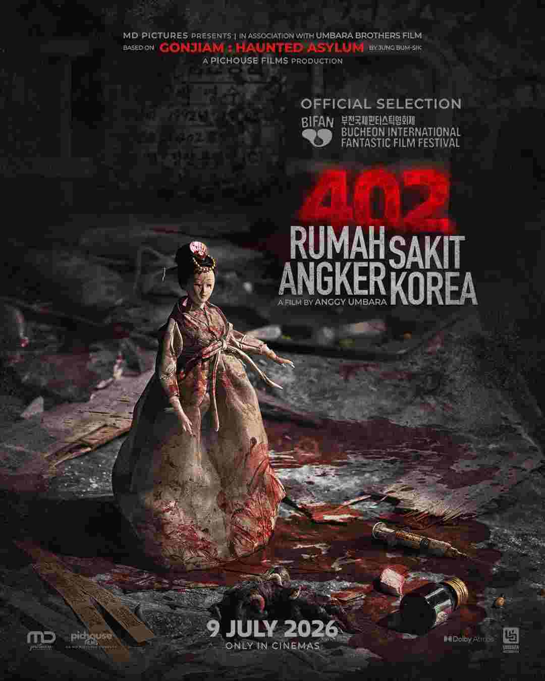 Breaking into the Bucheon International Fantastic Film Festival (BiFan) 2026: MD Pictures Unveils Final Poster & Trailer for 402 Korean Haunted Hospital — When Local Folklore Terrorizes the Global Stage