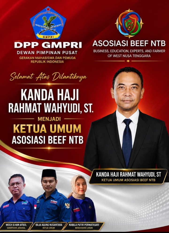 GMPRI National Chief Extends Congratulations and Appreciation to H. Rahmat Wahyudi as Chairman of BEEF Association NTB