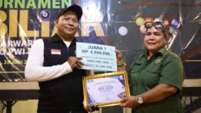 Rundi H, Investigative Journalist at Infokita.click, Takes First Place in 2026 SIWO PWI DKI Jakarta Inter-Journalist Billiards Tournament