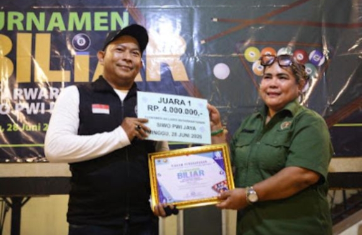 Rundi H, Investigative Journalist at Infokita.click, Takes First Place in 2026 SIWO PWI DKI Jakarta Inter-Journalist Billiards Tournament