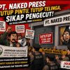 Silent During Protest, PT Naked Press Seen as Evading Accountability