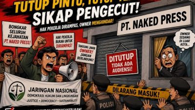 Silent During Protest, PT Naked Press Seen as Evading Accountability