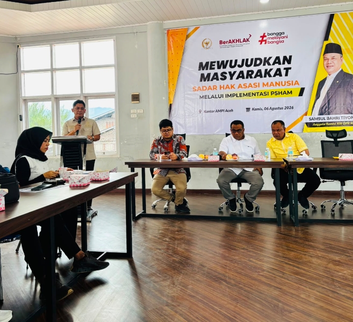 Golkar Aceh Daily Chair Khalid Calls for Collaboration to Build a Human Rights Culture in Aceh