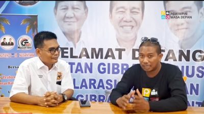 GI‑JOE Declares Support for Gibran; Benny Parapat: “We Are Not Passive Supporters”