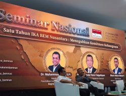 Seminar Nasional Milad ke-1 PB IKA BEM Nusantara Soroti Bonus Demografi dan Ketahanan Pangan