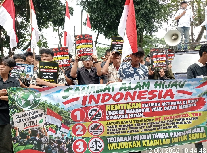 With Warning Signs Posted, Sahabat Alam Hijau Urges Temporary Halt to PT Ifishdeco Activities in Wadunggo